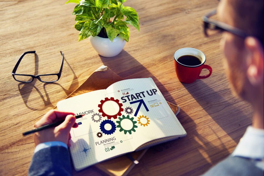 Startup New Business Plan Strategy Teamwork Concept
